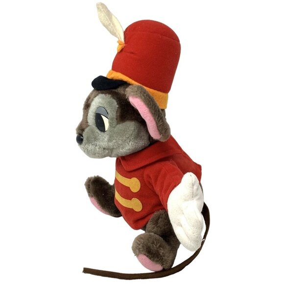 Vintage Timothy Q Mouse Dumbo Plush Toy Ringmaster Disneyland Toy - Picture 3 of 10